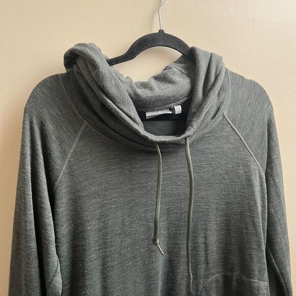 Athleta Women Pullover Hooded Sweatshirt Size Small Olive Green - Picture 4 of 4